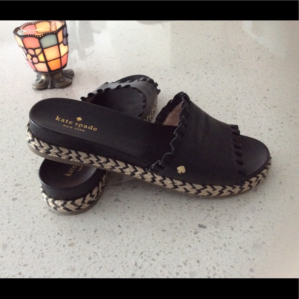 Kate spade espadrille slide